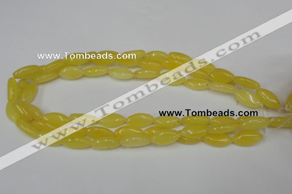 CCN572 15.5 inches 10*20mm marquise candy jade beads wholesale