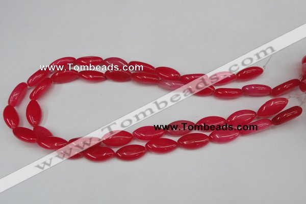 CCN574 15.5 inches 10*20mm marquise candy jade beads wholesale