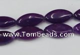 CCN576 15.5 inches 10*20mm marquise candy jade beads wholesale