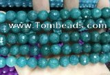 CCN5783 15 inches 10mm faceted round candy jade beads