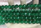 CCN5790 15 inches 10mm faceted round candy jade beads