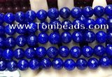 CCN5817 15 inches 10mm faceted round candy jade beads