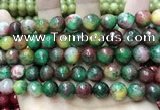 CCN5833 15 inches 10mm faceted round candy jade beads