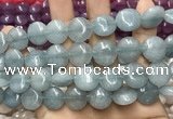 CCN5858 15 inches 15mm flat round candy jade beads Wholesale