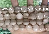 CCN5864 15 inches 15mm flat round candy jade beads Wholesale