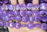 CCN5875 15 inches 15mm flat round candy jade beads Wholesale