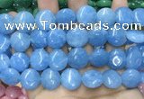 CCN5890 15 inches 15mm flat round candy jade beads Wholesale