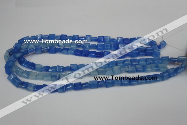 CCN590 15.5 inches 8*8mm square candy jade beads wholesale