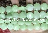 CCN5901 15 inches 15mm flat round candy jade beads Wholesale