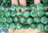 CCN5906 15 inches 15mm flat round candy jade beads Wholesale