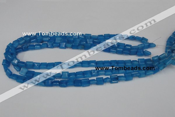 CCN591 15.5 inches 8*8mm square candy jade beads wholesale