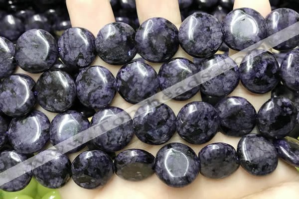 CCN5917 15 inches 15mm flat round candy jade beads Wholesale