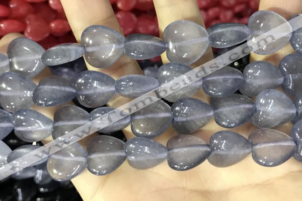 CCN5947 15 inches 14*14mm heart candy jade beads Wholesale
