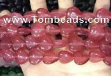 CCN5951 15 inches 14*14mm heart candy jade beads Wholesale