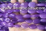 CCN5968 15 inches 13*18mm faceted oval candy jade beads