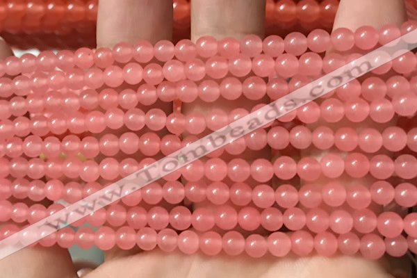 CCN6011 15.5 inches 4mm round candy jade beads Wholesale