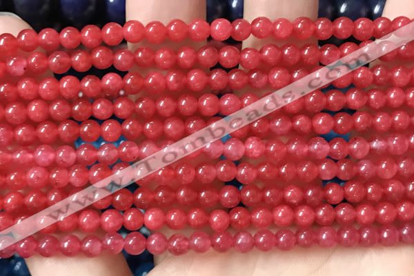 CCN6025 15.5 inches 4mm round candy jade beads Wholesale