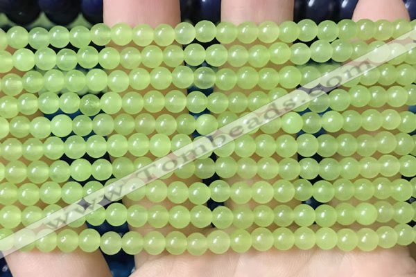 CCN6027 15.5 inches 4mm round candy jade beads Wholesale