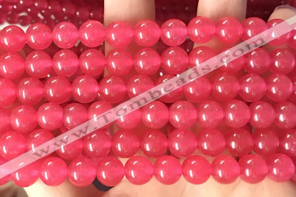 CCN6057 15.5 inches 8mm round candy jade beads Wholesale