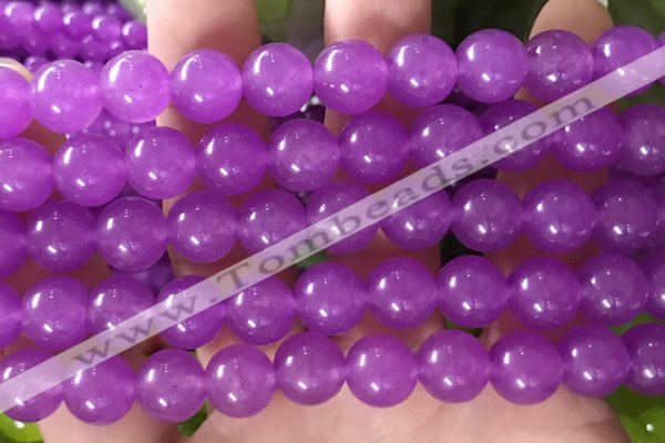 CCN6065 15.5 inches 8mm round candy jade beads Wholesale
