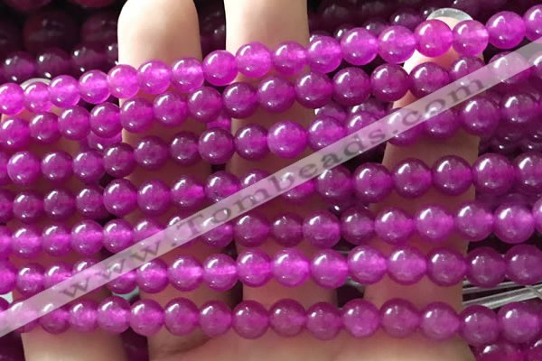 CCN6068 15.5 inches 6mm round candy jade beads Wholesale