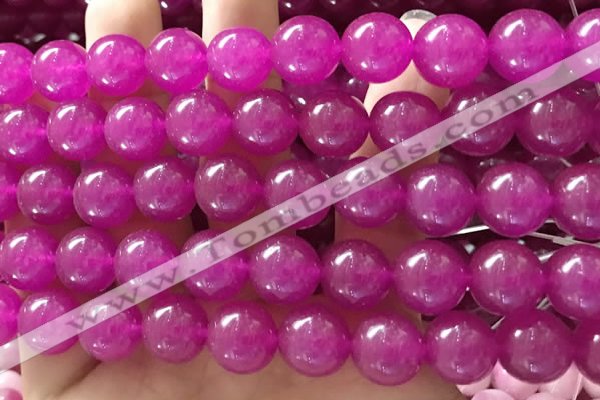 CCN6071 15.5 inches 12mm round candy jade beads Wholesale