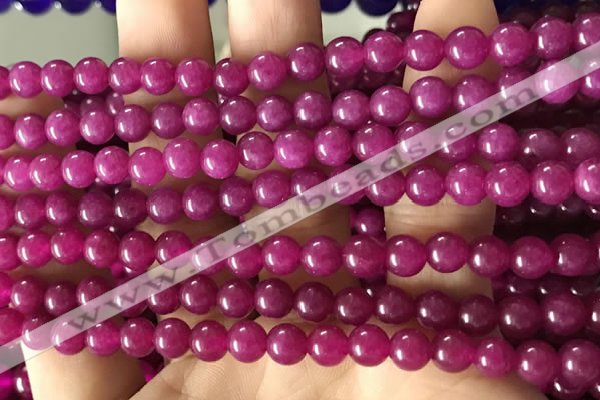 CCN6072 15.5 inches 6mm round candy jade beads Wholesale