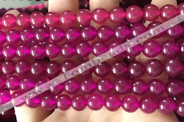 CCN6073 15.5 inches 8mm round candy jade beads Wholesale