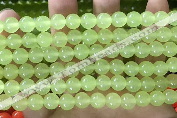 CCN6100 15.5 inches 8mm round candy jade beads Wholesale