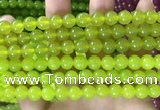 CCN6101 15.5 inches 6mm round candy jade beads Wholesale