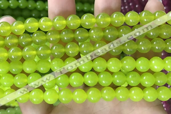 CCN6101 15.5 inches 6mm round candy jade beads Wholesale