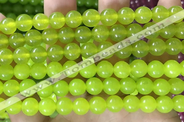 CCN6102 15.5 inches 8mm round candy jade beads Wholesale