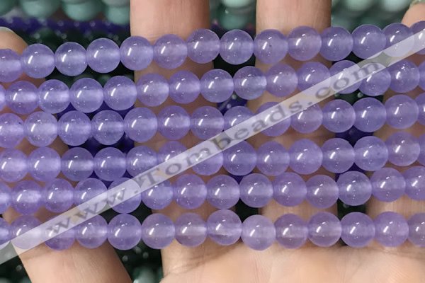 CCN6158 15.5 inches 8mm round candy jade beads Wholesale