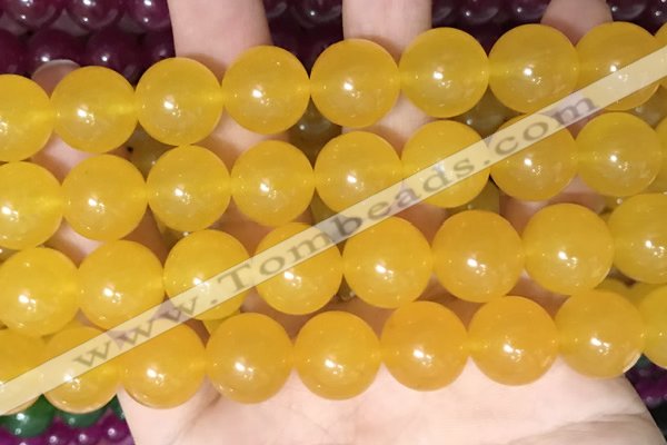 CCN6185 15.5 inches 14mm round candy jade beads Wholesale