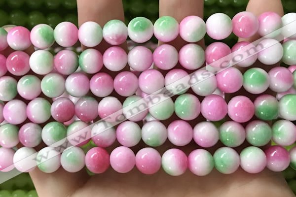 CCN6194 15.5 inches 8mm round candy jade beads Wholesale