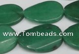 CCN620 15.5 inches 22*30mm twisted oval candy jade beads wholesale