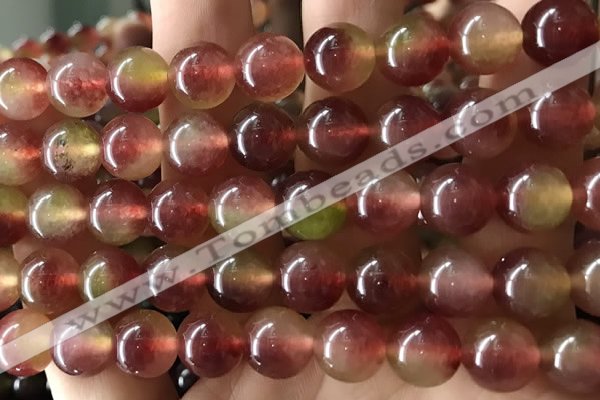 CCN6203 15.5 inches 10mm round candy jade beads Wholesale