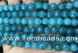 CCN6301 15.5 inches 8mm faceted round candy jade beads Wholesale