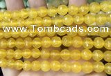 CCN6309 15.5 inches 8mm faceted round candy jade beads Wholesale