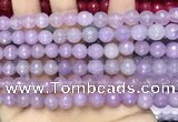 CCN6317 15.5 inches 8mm faceted round candy jade beads Wholesale