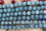 CCN6320 15.5 inches 8mm faceted round candy jade beads Wholesale