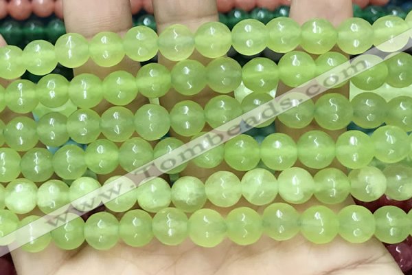 CCN6322 15.5 inches 8mm faceted round candy jade beads Wholesale