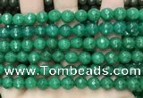 CCN6325 15.5 inches 8mm faceted round candy jade beads Wholesale