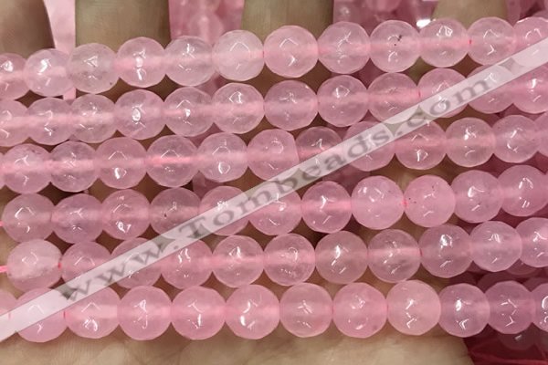 CCN6340 6mm, 8mm, 10mm, 12mm & 14mm faceted round candy jade beads