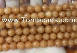 CCN6346 6mm, 8mm, 10mm, 12mm & 14mm faceted round candy jade beads