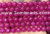 CCN6347 6mm, 8mm, 10mm, 12mm & 14mm faceted round candy jade beads