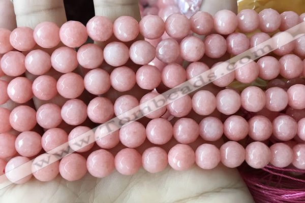 CCN6354 6mm, 8mm, 10mm, 12mm & 14mm faceted round candy jade beads