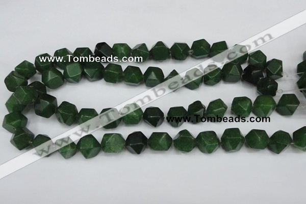 CCN667 15.5 inches 15*15mm faceted nuggets candy jade beads