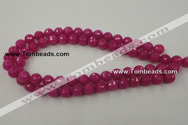 CCN754 15.5 inches 4mm faceted round candy jade beads wholesale