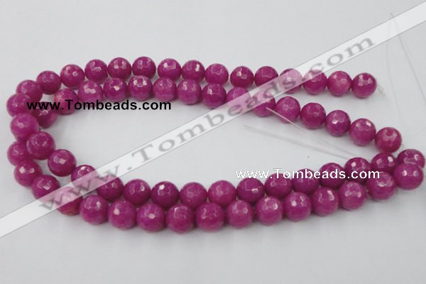 CCN755 15.5 inches 4mm faceted round candy jade beads wholesale